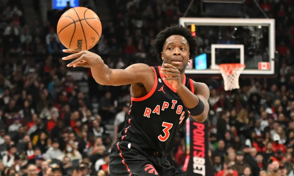 The Toronto Raptors drafted OG Anunoby in the first round of the 2017 NBA Draft. 
